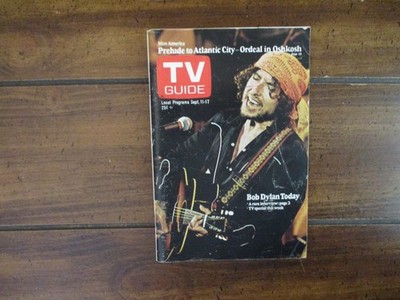 September 11, 1976 TV Guide Magazine (BOB  DYLAN/HARD RAIN/BLOWIN' IN  THE WIND)