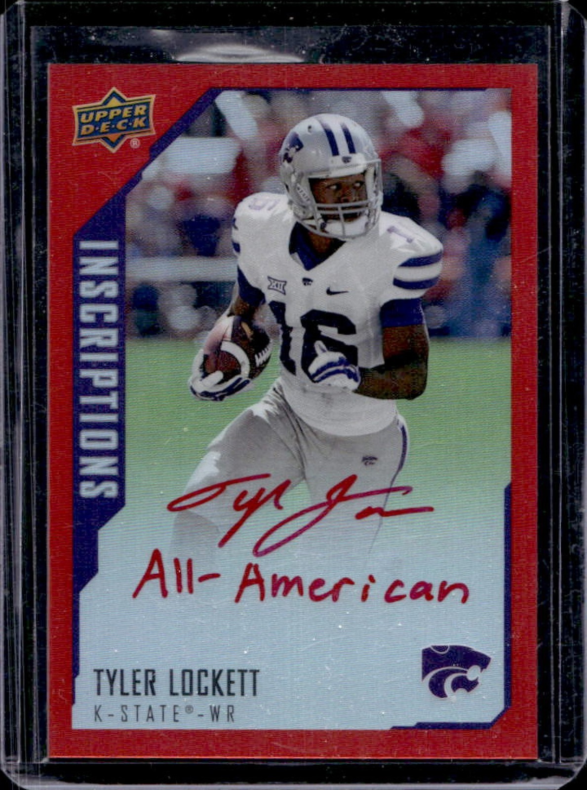 Tyler Lockett Upper Deck Inscriptions #LO Red Autograph