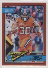 2018 Panini Honors Classics Update Rookies Red /15 Phillip Lindsay #309 4l3