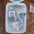484 Vintage Religious Items ANGELS BRACELETS CROSSES PENDANTS PINS ROSARIES MORE — photo 5
