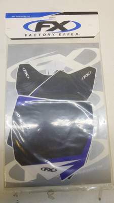 Dekorsatz Aufkleber Startnummernhintergrund passt an Yamaha Yzf 450 10-13 sw-bl