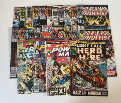 Power Man Iron Fist Lot 24 Books Hero For Hire #3 Marvel Premiere #25 VF