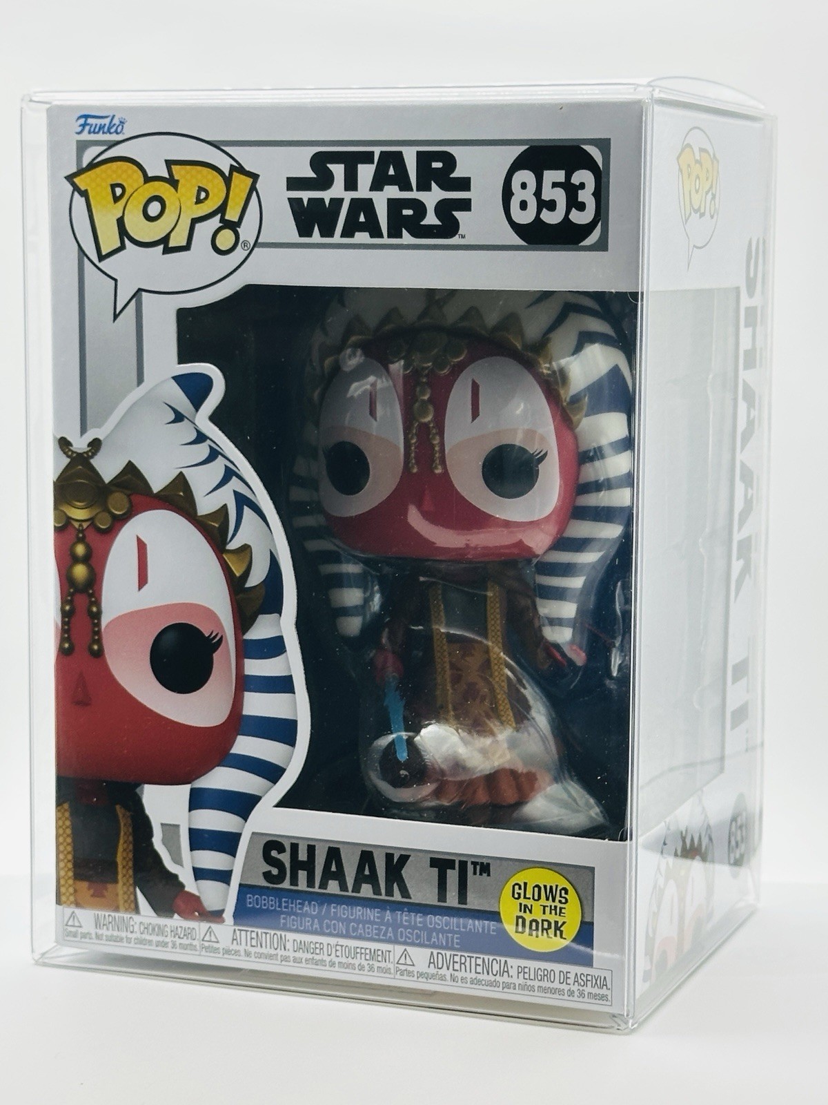 Funko Pop! Star Wars - Shaak Ti #853 GITD with Premium Protector - New