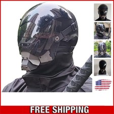 Futuristic Techwear Mask - Handcrafted for Cosplay, Music Festivals & Collectors