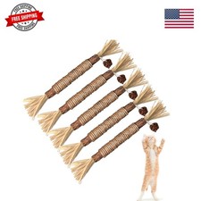 Silvervine Sticks Cat Chew Toys for Indoor Cats Dental Care Teeth Cleaning, N...