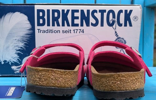 Birkenstock Maria Women's Shoes Pink Clogs Classic With A. Twist New Size 4 - Picture 5 of 9