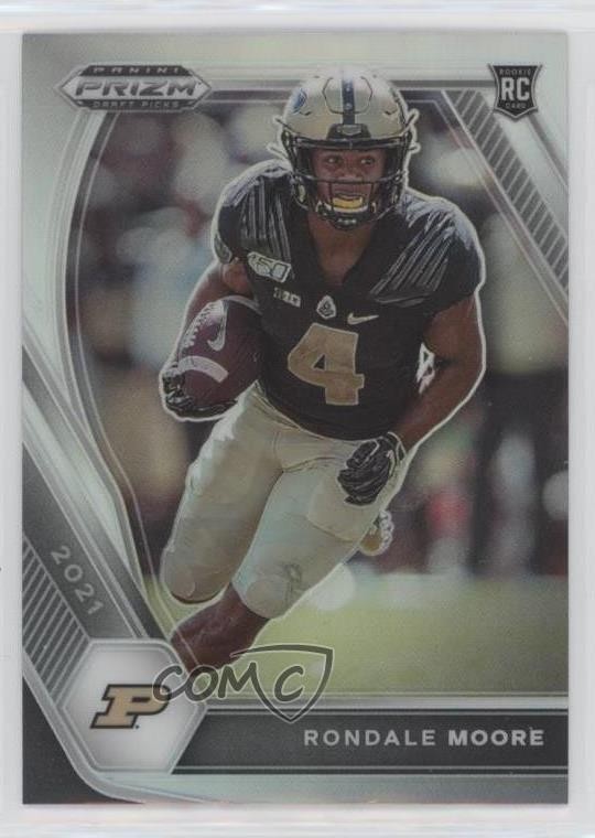 2021 Panini Prizm Draft Picks Silver Prizm Rondale Moore #129 7l6