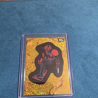 Topps 2025 Marvel Comic Book Heroes Night Thrasher #128 Serial Numbered /199
