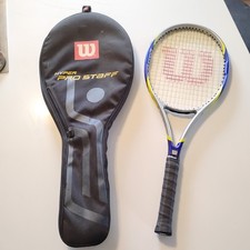 Wilson Hyper Carbon 6.7 Tennis Racquet/ Racket 4 1/2 Pro Staff Extreme With Case