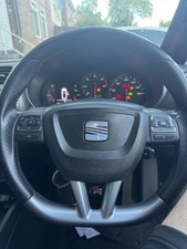 COMPLETE DSG SEAT LEON MK2 FR FACELIFT FLAT BOTTOM STEERING WHEEL PADDLESHIFT 