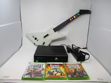 Xbox 360 Slim Black Console 4GB Xplorer Guita...