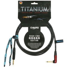 Instrumentenkabel Klotz Titanium 4,5 m Winkel...