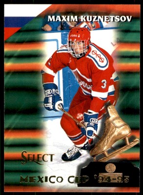 1994-95 Pinnacle Select Mexico Cup Maxim Kuznetsov RC Russia #157