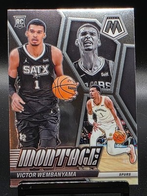 2023-24 PANINI MOSAIC VICTOR WEMBANYAMA RC MONTAGE #7