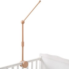 Baby Crib Mobile Arm - Wooden Baby Mobile Crib Holder 31 inch for Mobile Hang...