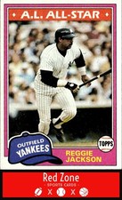 1981 Topps - #400 Reggie Jackson NM. MR. OCTOBER!