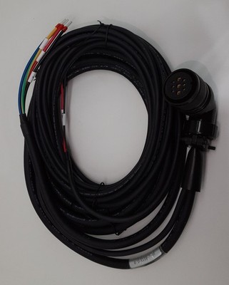 New Zhingei S6-L-B111-5.0 Servo Motor Power Cable, Right Angle Connector 5M