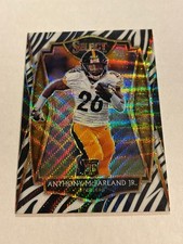 2020 Panini Select Anthony McFarland Jr #181 Zebra Prizm Rookie SSP Steelers TT4