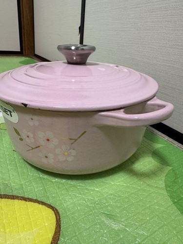 Le Creuset Ronde Sakura 25th Anniversary Limited Pink Cocotte 25cm Gebraucht - Bild 6 von 16