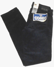 LEE HERREN CORD JEANS STRETCH DAREN ZIP 30/34 STRAIGT BLAU KORD-HOSE W.30 Neu