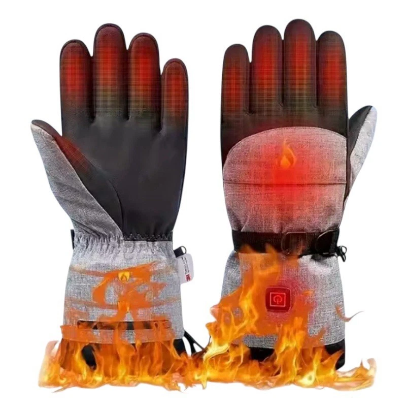 Electric Heating Gloves Hiking Skiing Hand Warmer Glove Thermal Heated Gloves