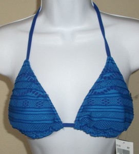 royal blue triangle bikini top