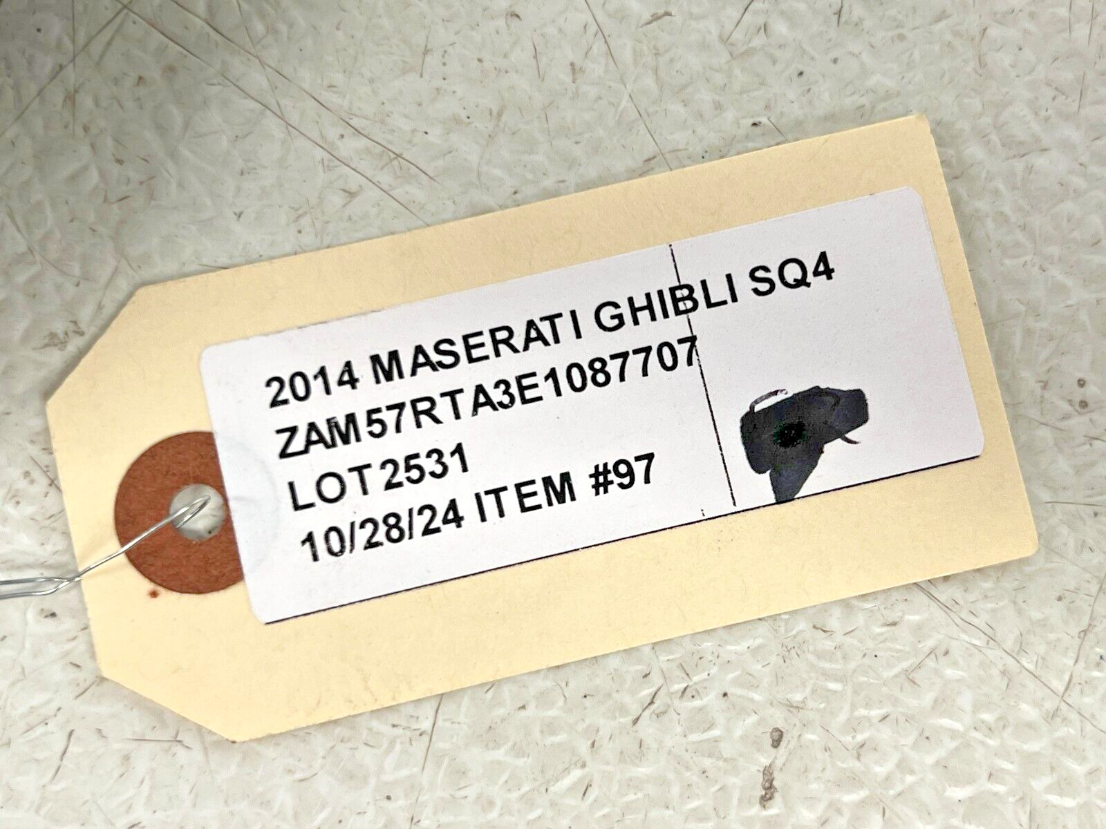 ⭐2014-2024 MASERATI GHIBLI SQ4 RH LH QUATTROPORTE APPLIQUE MOLDING OEM LOT2531