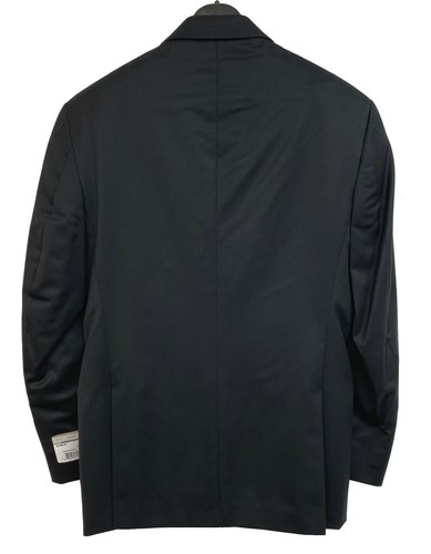 New Men's Joseph Abboud Vette Black Tuxedo Jacket Satin Notch Lapels Size 40R - Picture 4 of 6