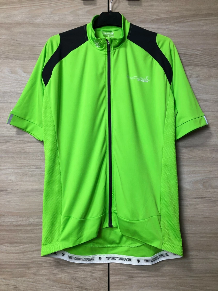 Endura Hyperon Men s Cycling Bike Jersey Shirt Green size M