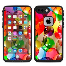 Skin Decal for Lifeproof iPhone 7 Plus Fre Case / Colorful Bubbles