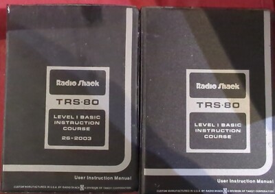 Radio Shack TRS-80 Level I Grundanleitung TAPE Kursmodell 1 Teile 1 & 2
