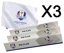 Ryder Cup Pin Flag - 3 Pack - 2023 Marco Simone Rome Italy - RRP&euro;24