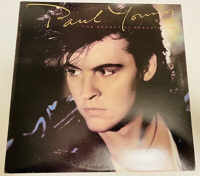 1985 paul young gold stamp promo never played vinyl lp secret of association