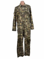 Vintage Bushlan Coveralls Mens M Realtree Camouflage Hunting Coveralls USA MADE