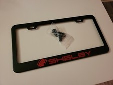 License Plate Frame Cover For Shelby Gt500 Gt350 Gt350r Mustang Red