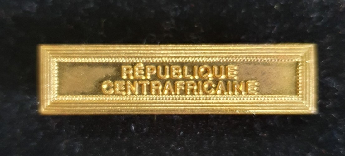 Agrafe pour Médaille d&rsquo;Outremer Centrafrique