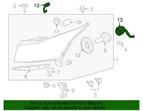 Arnés de cableado de faros genuino GM 2016 Chevrolet Cruze Limited Cruze 42334470 Foto 4 de 4