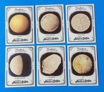 2018 Topps  Allen & Ginter  . Complete set . MAGNIFICENT  MOONS  . 10 diff cards