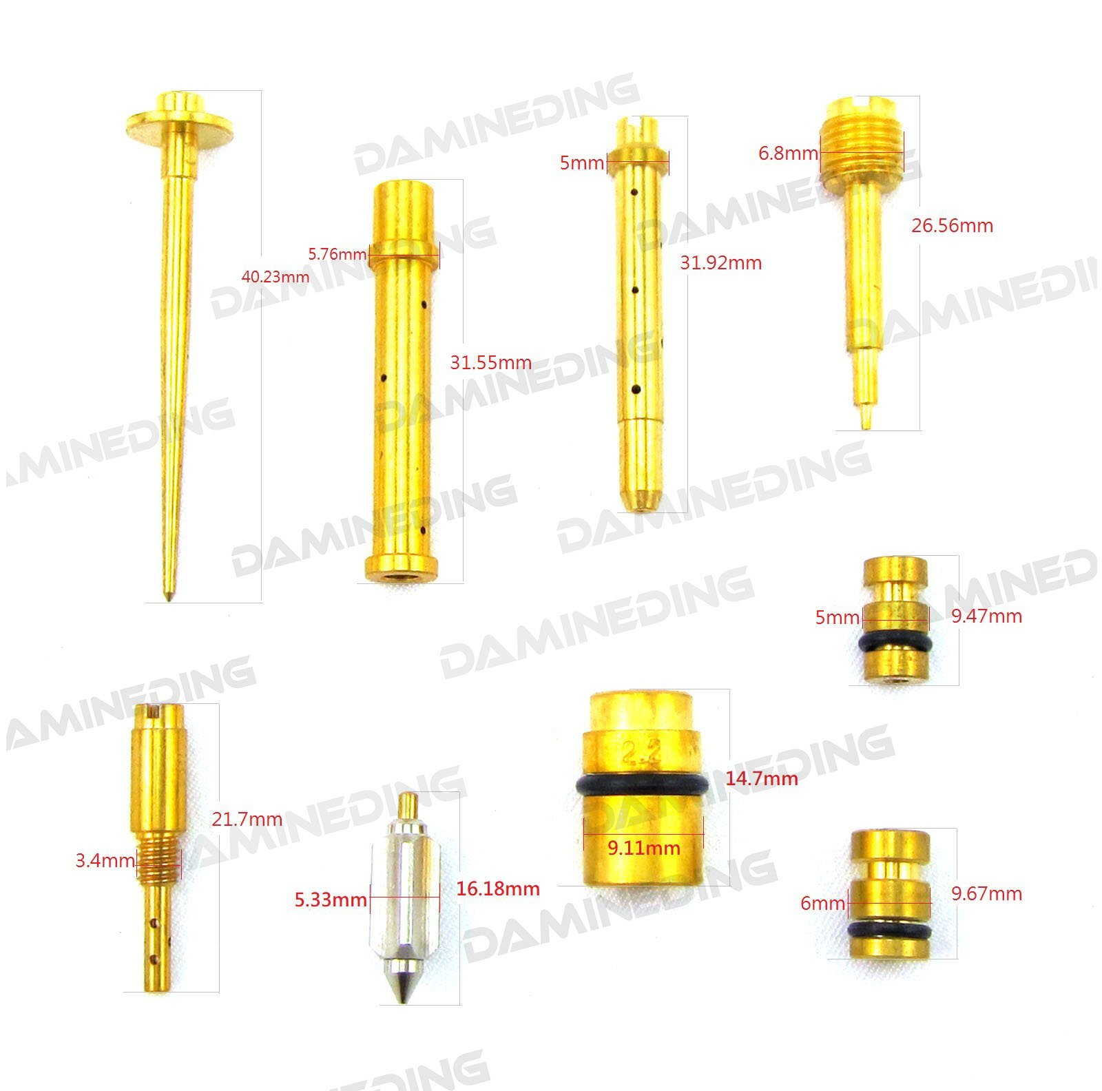 2 X Carb Repair Rebuild Kit CB350 CB CL 350 CL350 Twin Jet shaped