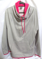 Champion Duo Dry Gray Pink Polyester Hoodie Pullover SZ XL NWOT