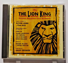The Lion King (1997 Original Broadway Cast) Audio CD By Elton John