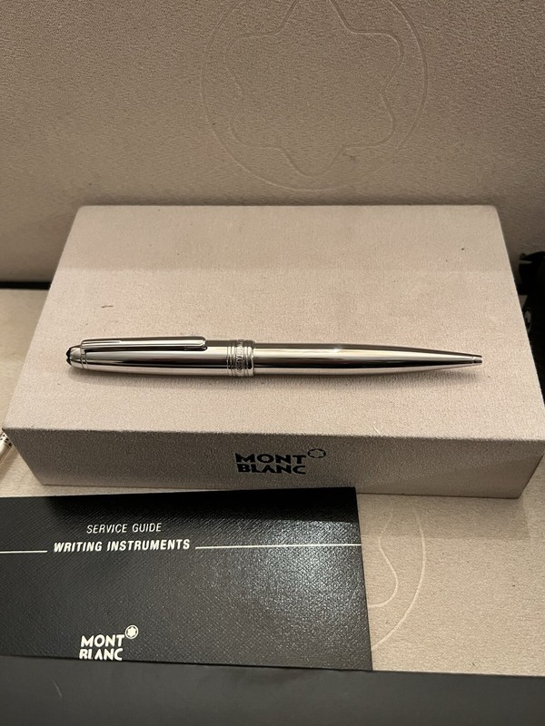 Montblanc, Solitaire,Pen,Platinum Plated, Barley Used,Germany 🇩🇪