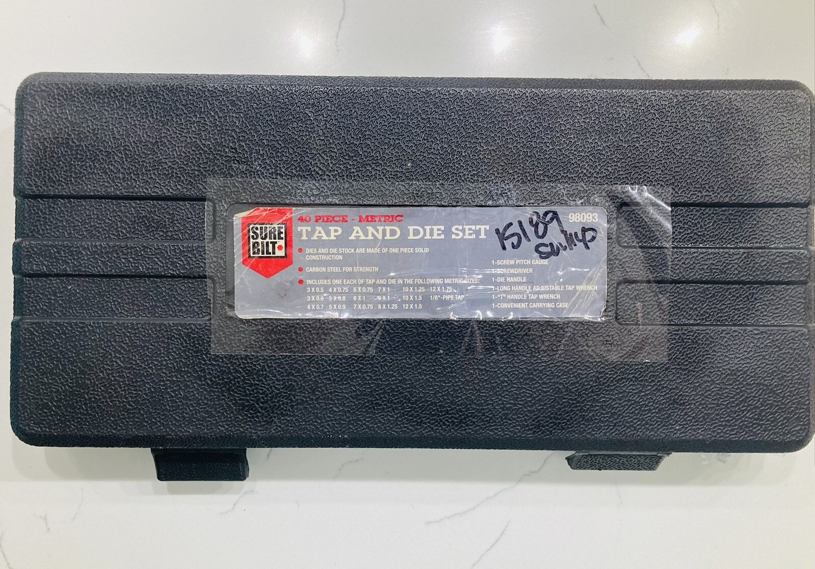 SureBilt 40 Piece Metric Tap and Die Set With Case 98093 eBay