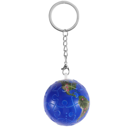  Globe Keyring Car Fob Holder for Keychain Kids Decorate Backpack Lovers - 第 1/12 張圖片