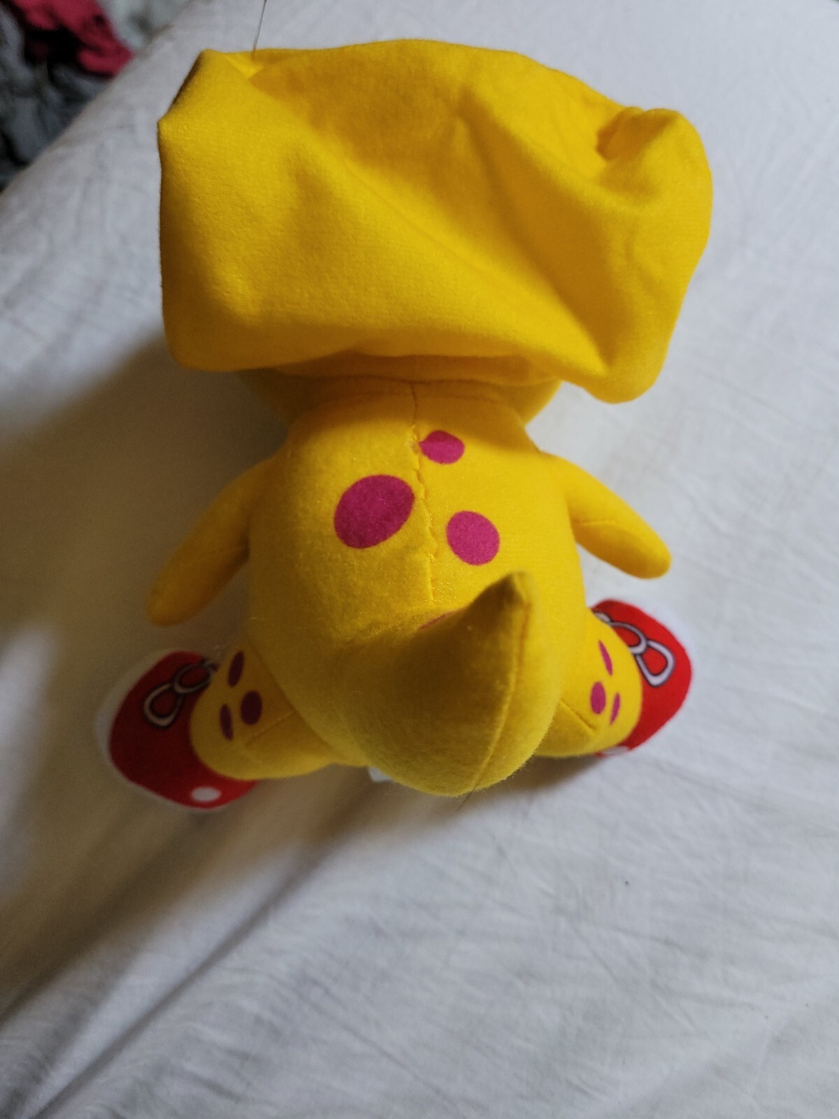 Toy Factory Barney And Friends BJ Plush Yellow 8 inch Dinosaur Stuffed