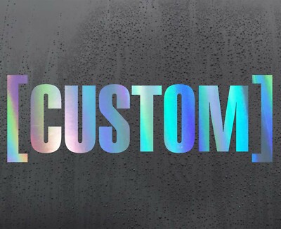 [Benutzerdefiniert] Chrom holografischer Vinyl Aufkleber Autoaufkleber JDM DUB Stoßstange Öl Slick