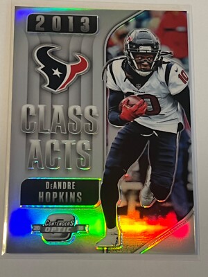 2018 Panini Contenders Optic Deandre Hopkins Silver Class Act Insert /175 #CA-DH