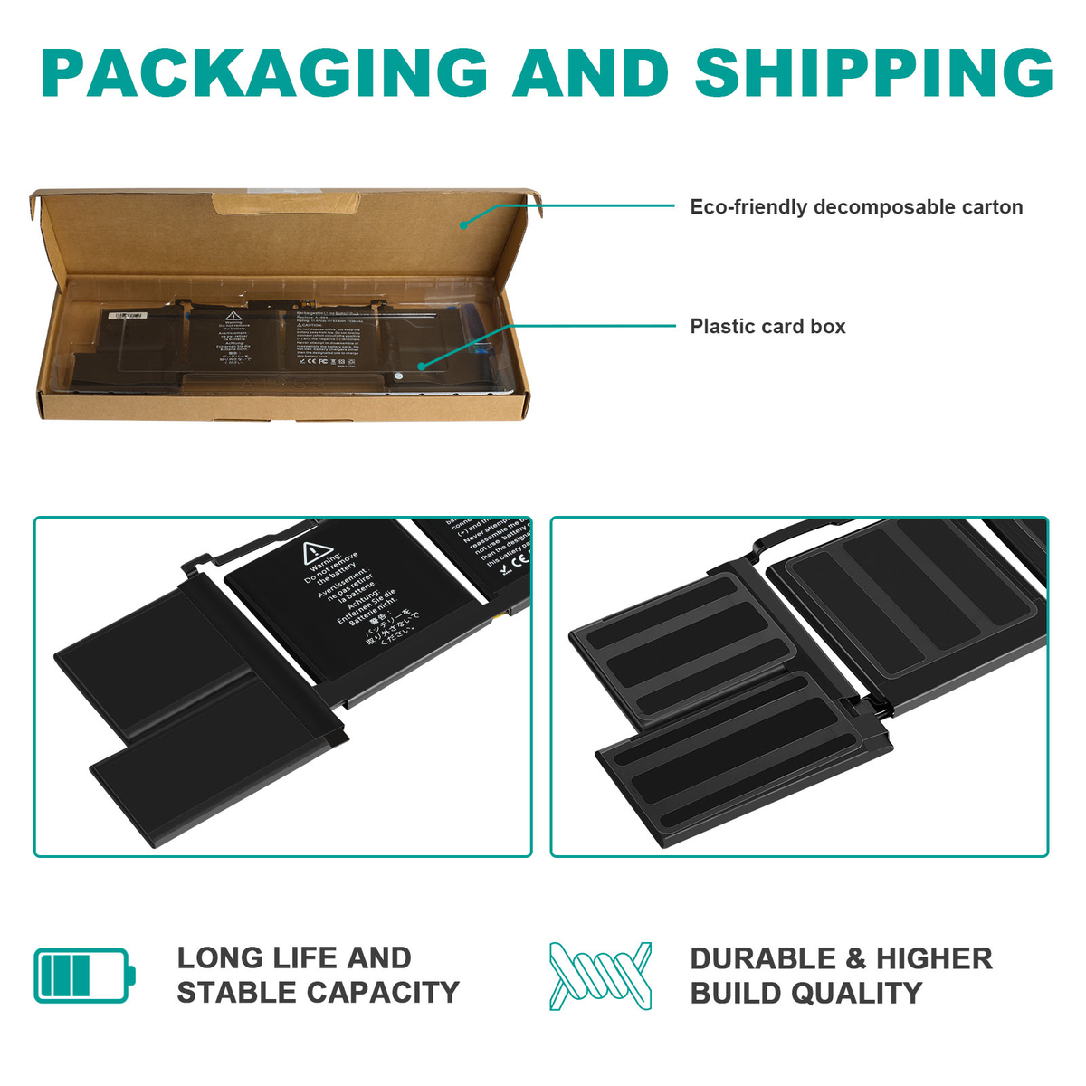 A1953 Battery for Apple MacBook Pro 15 Inch A1990 Mid 2018 2019