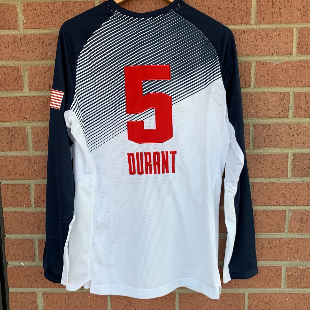 Nike Kevin Durant Team USA Olympics #5 Long Sleeve Shooting Warm