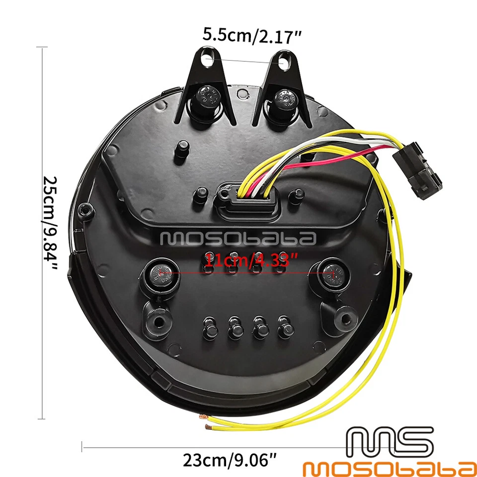 Hi/Lo LED Headlight For Ducati Monster 1200 1200R 1200S 821 2015-2017 2014 2016 - Image 3 of 4